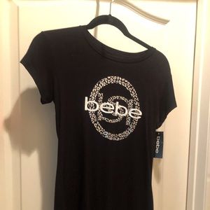 Black Bebe logo shirt